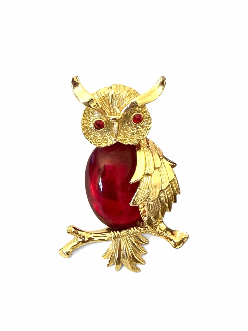 1969 Vintage Avon Owl Brooch